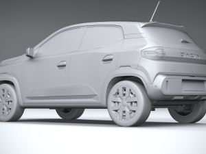 Dacia Spring 2025 3D 模型