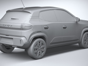 Dacia Spring 2025 3D 模型