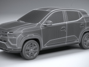 Dacia Spring 2025 3D 模型