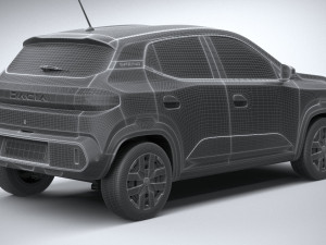 Dacia Spring 2025 3D 模型