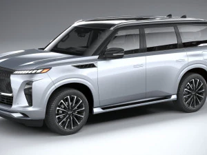 Infiniti QX80 2025 Modello 3D