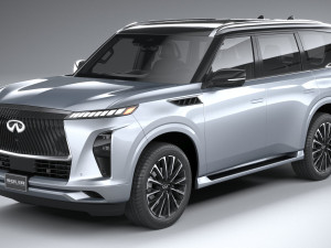 Infiniti QX80 2025 Model 3D