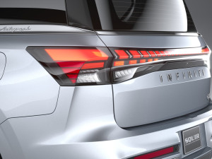 Infiniti QX80 2025 Model 3D