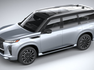 Infiniti QX80 2025 Model 3D