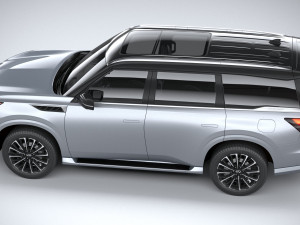 Infiniti QX80 2025 Model 3D