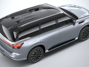 Infiniti QX80 2025 Model 3D
