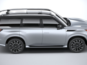 Infiniti QX80 2025 Model 3D