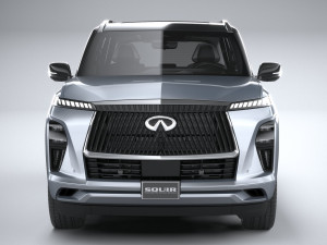 Infiniti QX80 2025 Model 3D