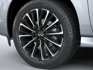 Infiniti QX80 2025 Model 3D