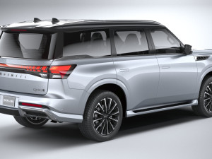 Infiniti QX80 2025 Model 3D