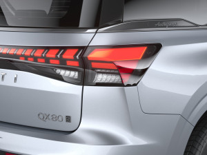 Infiniti QX80 2025 Model 3D
