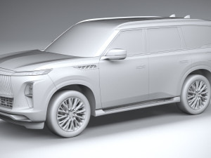 Infiniti QX80 2025 Model 3D