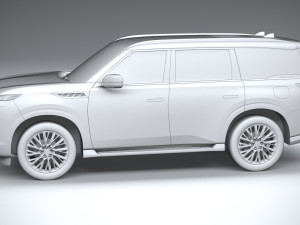 Infiniti QX80 2025 Model 3D