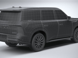 Infiniti QX80 2025 Model 3D