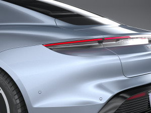 Porsche Taycan 2025 3D 모델