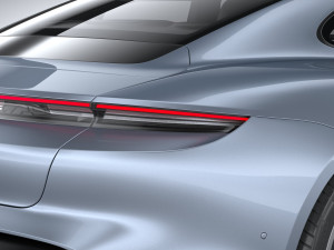 Porsche Taycan 2025 3D 모델