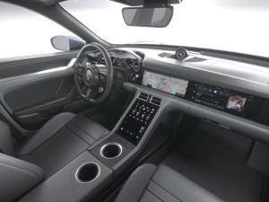 Porsche Taycan 2025 3D 모델
