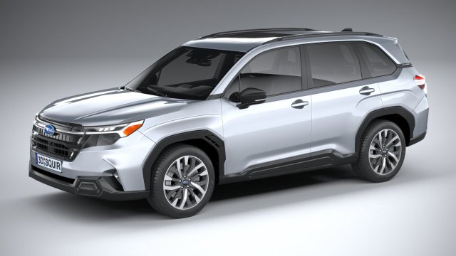 Subaru Forester 2025 3D Modell .c4d .max .obj .3ds .fbx .stl .blend