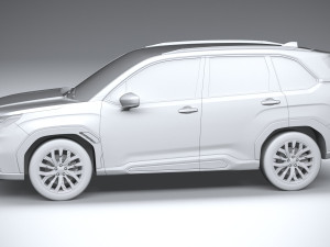 Subaru Forester 2025 3D Modell