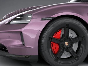 Porsche Taycan Turbo 4S Sport Turismo 2025 Modello 3D