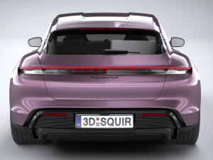 Porsche Taycan Turbo 4S Sport Turismo 2025 Modello 3D