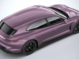 Porsche Taycan Turbo 4S Sport Turismo 2025 Modello 3D
