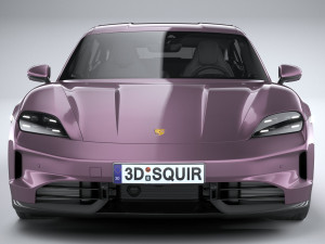 Porsche Taycan Turbo 4S Sport Turismo 2025 Model 3D