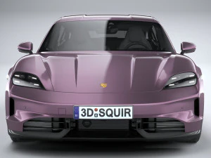 Porsche Taycan Turbo 4S Sport Turismo 2025 Modello 3D