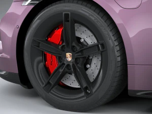 Porsche Taycan Turbo 4S Sport Turismo 2025 Modello 3D