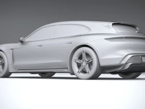 Porsche Taycan Turbo 4S Sport Turismo 2025 Modello 3D