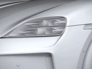 Porsche Taycan Turbo 4S Sport Turismo 2025 Modello 3D