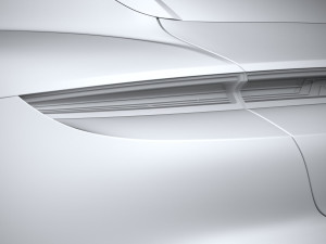 Porsche Taycan Turbo 4S Sport Turismo 2025 Model 3D