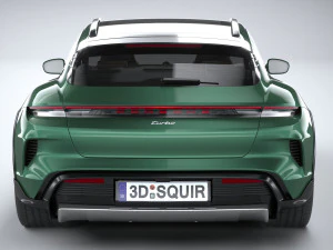Porsche Taycan Turbo Cross Turismo 2025 3D Model