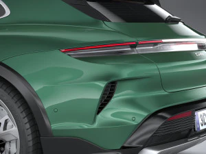 Porsche Taycan Turbo Cross Turismo 2025 3D Model
