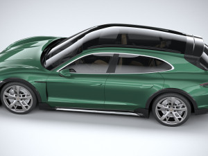 Porsche Taycan Turbo Cross Turismo 2025 3D 模型