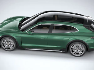 Porsche Taycan Turbo Cross Turismo 2025 3D Model