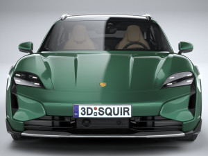 Porsche Taycan Turbo Cross Turismo 2025 3D 模型