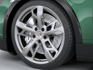 Porsche Taycan Turbo Cross Turismo 2025 3D 模型
