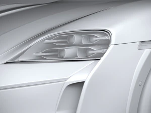 Porsche Taycan Turbo Cross Turismo 2025 3D Model