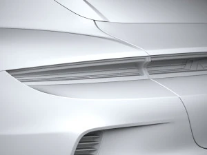Porsche Taycan Turbo Cross Turismo 2025 3D Model
