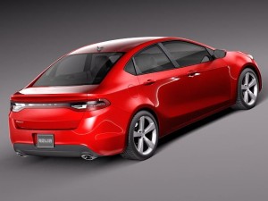 Dodge Dart 2013 3D Model