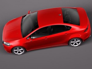 Dodge Dart 2013 3D Model