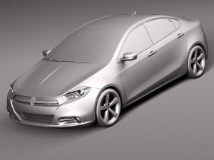 Dodge Dart 2013 3D Model