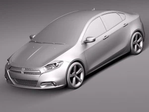Dodge Dart 2013 3D Model
