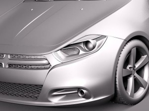 Dodge Dart 2013 3D Model