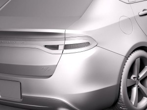 Dodge Dart 2013 3D Model