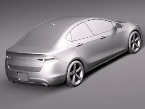 Dodge Dart 2013 3D Model