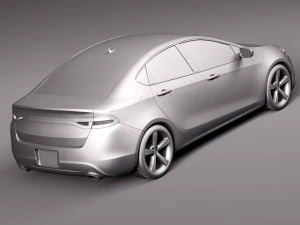Dodge Dart 2013 3D Model
