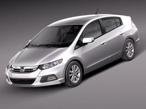 Honda Insight Hybrid 2012 3D Model