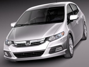 Honda Insight Hybrid 2012 3D 模型